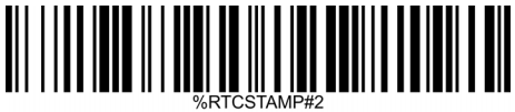The E-series barcode scanner adds RTC barcodes to the prefix