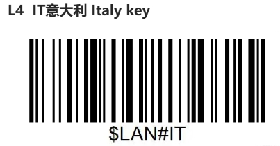 Configuration barcode