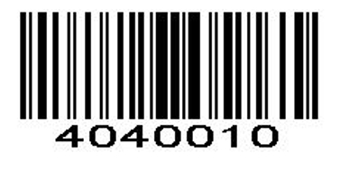 Configuration barcode