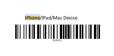 Configuration barcode