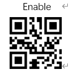 Configuration barcode