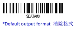Configuration barcode