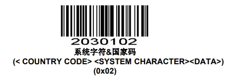 Configuration barcode