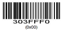 Configuration barcode