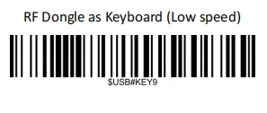 Configuration barcode