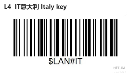Configuration barcode