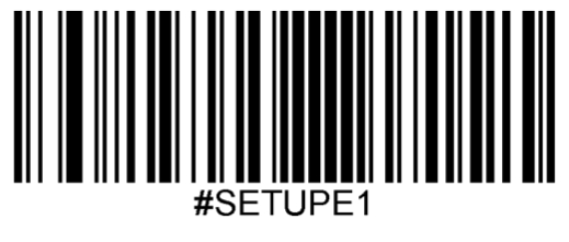 Configuration barcode