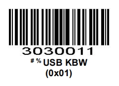 Configuration barcode