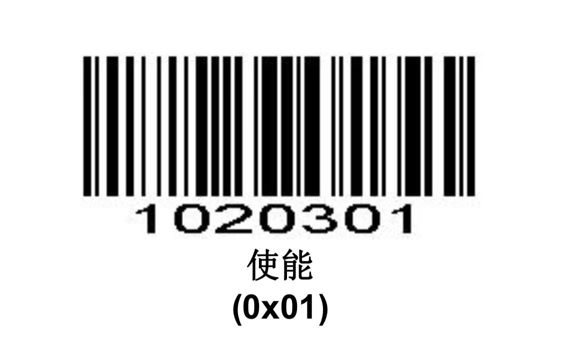 Configuration barcode
