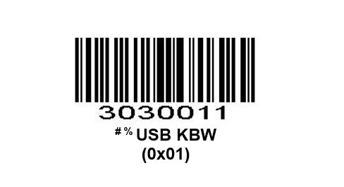 Configuration barcode