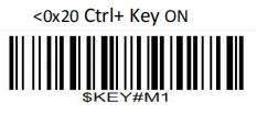 Configuration barcode
