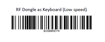 Configuration barcode