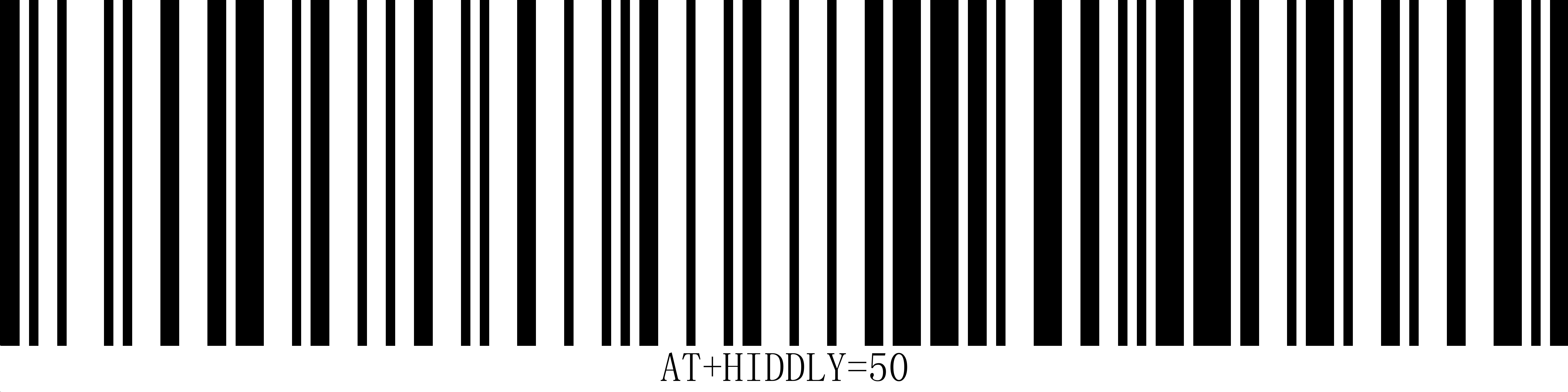 Configuration barcode