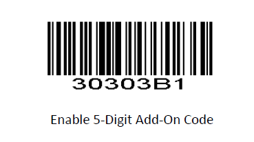 Configuration barcode