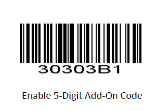 Configuration barcode