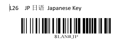 Configuration barcode