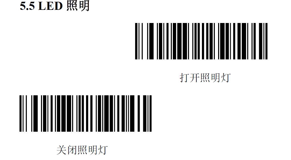 Configuration barcode