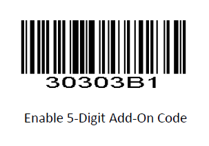 Configuration barcode