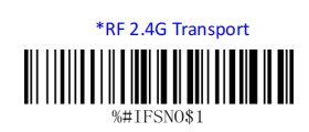 Bluetooth setup barcode