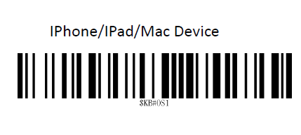 Bluetooth setup barcode