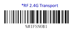 Bluetooth setup barcode