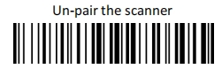 Bluetooth setup barcode