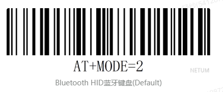 Bluetooth setup barcode