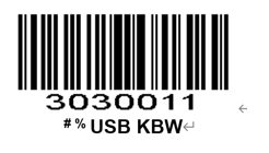 Bluetooth setup barcode