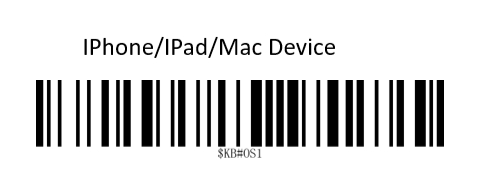 Bluetooth setup barcode