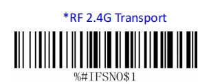 Bluetooth setup barcode