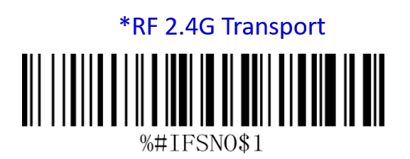 Bluetooth setup barcode