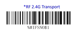Bluetooth setup barcode