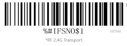 Bluetooth setup barcode