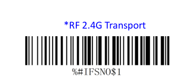 Bluetooth setup barcode