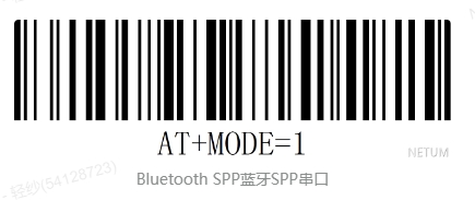 Bluetooth setup barcode