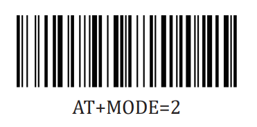Bluetooth setup barcode