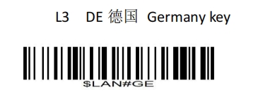 Prefix and suffix setup barcode