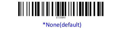 Prefix and suffix setup barcode