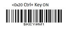 Prefix and suffix setup barcode