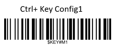 Prefix and suffix setup barcode