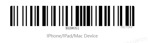 Prefix and suffix setup barcode