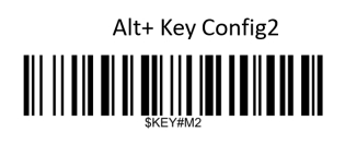 Prefix and suffix setup barcode