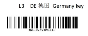 Prefix and suffix setup barcode