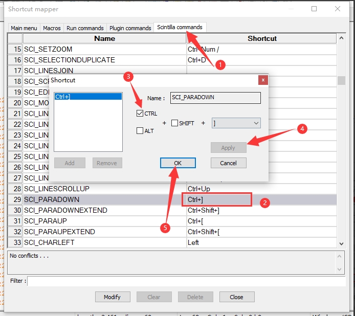 Prefix and suffix setup barcode
