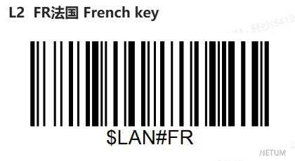 Prefix and suffix setup barcode