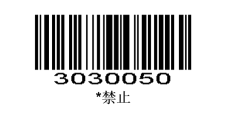 Prefix and suffix setup barcode