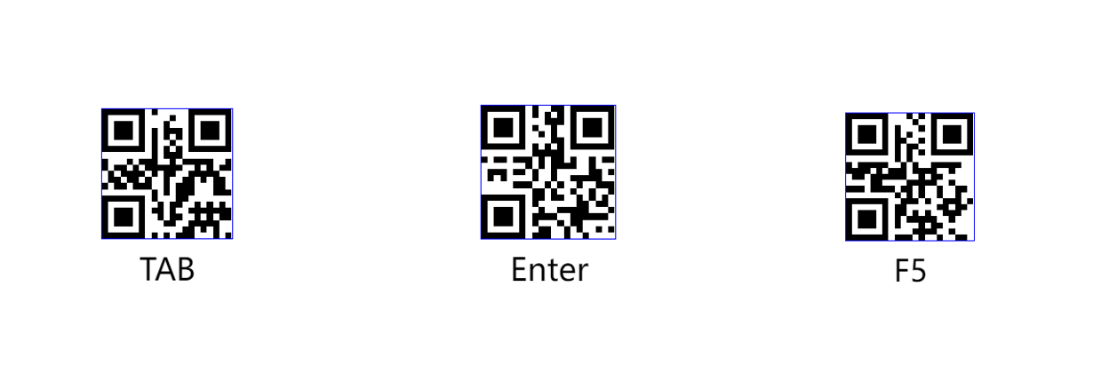 Prefix and suffix setup barcode