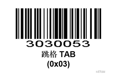 Prefix and suffix setup barcode