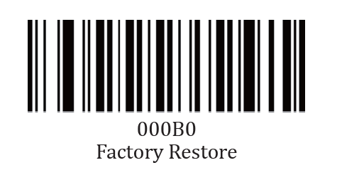 Prefix and suffix setup barcode