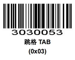 Prefix and suffix setup barcode